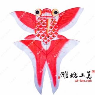 工美手绘金鱼风筝