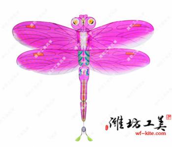 工美手绘蜻蜓风筝